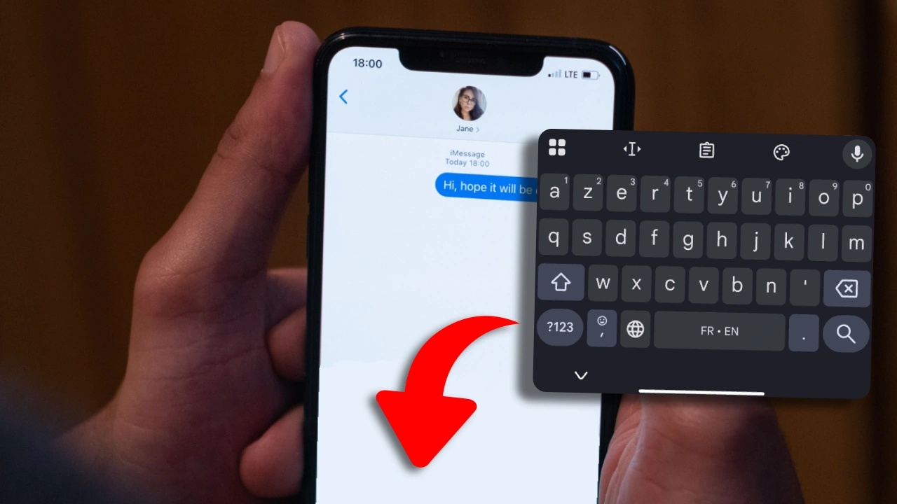 Comment remettre le clavier à sa place sur Android 1 Clavier smartphone bouger